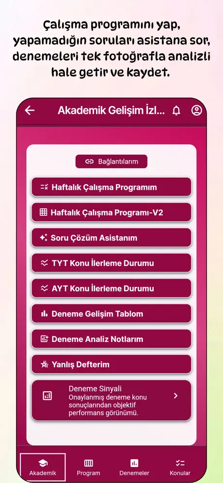 RehberHocam uygulama ekranı 2