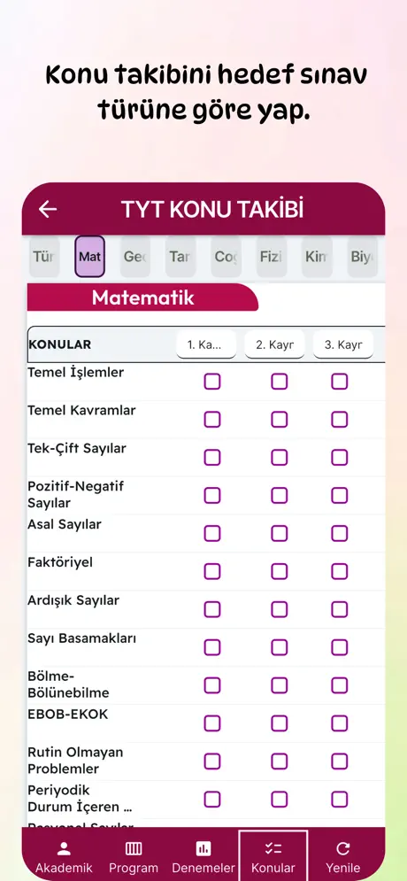 RehberHocam uygulama ekranı 4
